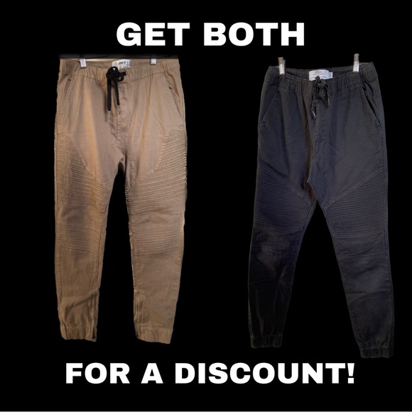 Men’s Beige Cargo Pants - Picture 6 of 6